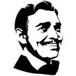 Clark Gable portret 2 - ambiance-sticker.com