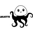 Muurstickers namen - Muursticker Aanpasbare namen Octopus - ambiance-sticker.com