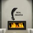 Muurstickers bioscoop & cinema - Muursticker Real pirates - ambiance-sticker.com