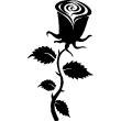 Muurstickers bloemen - Muursticker wild Rose - ambiance-sticker.com