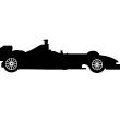 Muurstickers silhouettes - Muursticker Silhouet van de F1 - ambiance-sticker.com