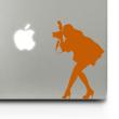PC en MAC Laptop Stickers - Sticker Silhouet fotograaf - ambiance-sticker.com