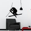 Muurstickers sport en voetbal - Muursticker ski acrobaat 2 - ambiance-sticker.com