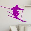 Muurstickers silhouettes - Muursticker bekwame skiër - ambiance-sticker.com