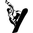 Muurstickers sport en voetbal - Muursticker snowboard 1 - ambiance-sticker.com