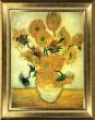 Muurstickers schilderij - Muursticker schilderij Van Gogh – Zonnebloem - ambiance-sticker.com