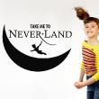 Muurstickers babykamer - Muursticker Take me to Neverland - ambiance-sticker.com