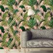 muurstickers tropisch tapijt- Muursticker tropisch tapijt Curitiba - ambiance-sticker.com