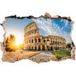 Muurstickers Landschap - Muursticker Landschap colosseum van Rome bij zonsondergang - ambiance-sticker.com
