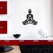 Muurstickers ZEN - Muursticker Zittende boeddha - ambiance-sticker.com