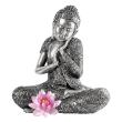 Muurstickers ZEN - Muursticker Boeddha en lotus - ambiance-sticker.com