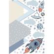 Gigantische stickers voor kinderkamer berg in de ruimte - ambiance-sticker.com