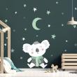 Muurstickers babykamer - Vriend van de nacht koala stickers - ambiance-sticker.com
