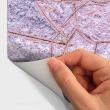 muurstickers materiaal - Muurstickers materiaal roze steen van Polynesien - ambiance-sticker.com