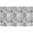 muurstickers cement tegels - 60 muursticker tegel azulejos elegant grijstint - ambiance-sticker.com