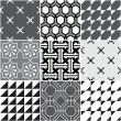 muurstickers cement tegels - 9 muursticker tegel azulejos Pesaro - ambiance-sticker.com
