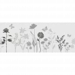 Verduisterende stickers - Raamsticker land bloemen - ambiance-sticker.com