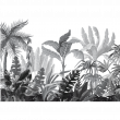 Panoramisch voorgeplakt junglebehang - Panoramisch voorgeplakt junglebehang vochtig H 250 x L 360 cm - ambiance-sticker.com