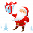 Muurstickers Kerstmis - Muursticker Kerstmis Vader Kerst uit Lapland - ambiance-sticker.com