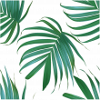 muurstickers tropisch tapijt- Muursticker tropisch tapijt palmbladeren - ambiance-sticker.com