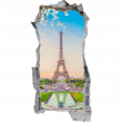 Muurstickers Landschap - Muursticker Landschap uitzicht op de Eiffeltoren - ambiance-sticker.com