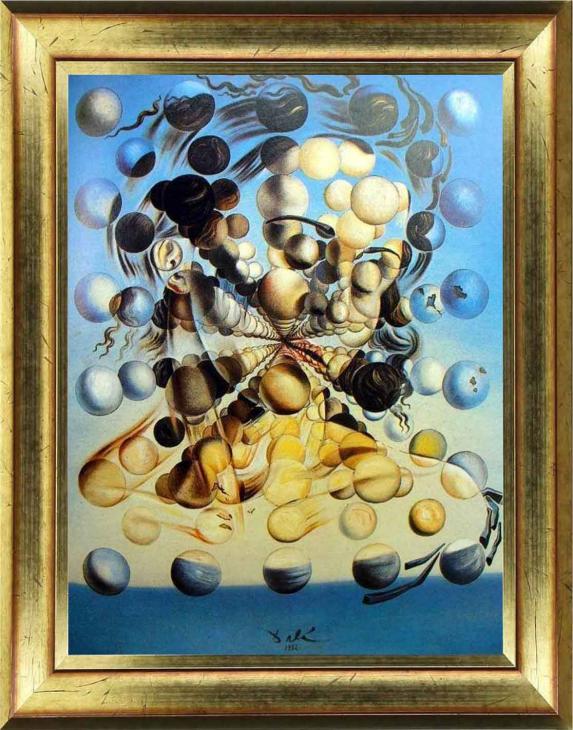 Muurstickers schilderij - Muursticker schilderij Dali – Gala of spheres - ambiance-sticker.com