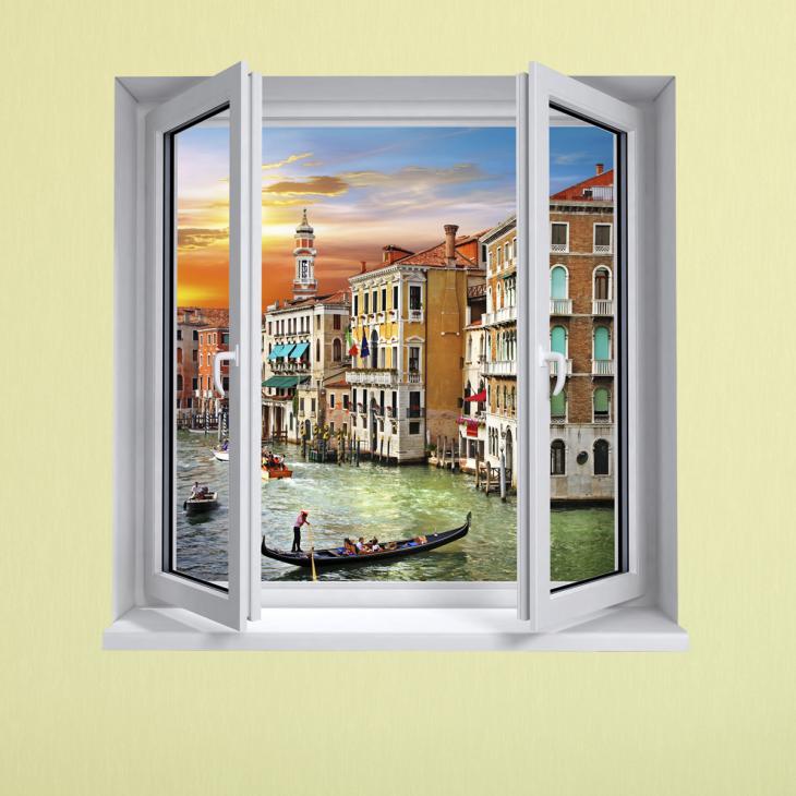 Muurstickers Landschap - Muursticker Kleuren van Venetië - ambiance-sticker.com