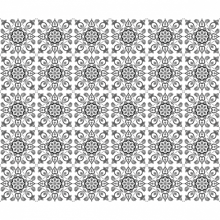 muurstickers cement tegels - 30 muursticker tegel azulejos lizana - ambiance-sticker.com