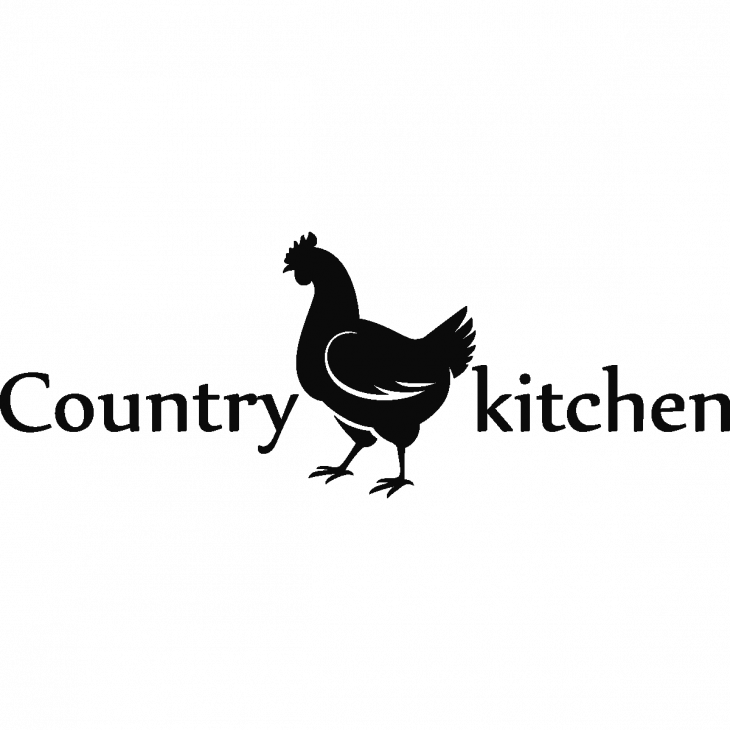 Muurstickers voor keuken - Muursticker decoratieve land keuken - ambiance-sticker.com
