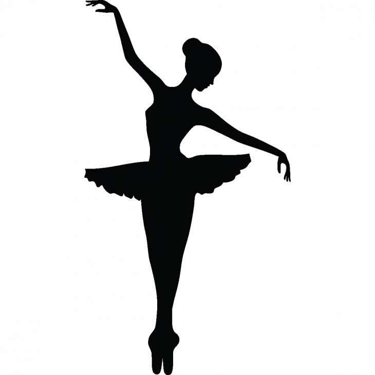 Muurstickers silhouettes - Muursticker Ontwerp Ballerina - ambiance-sticker.com