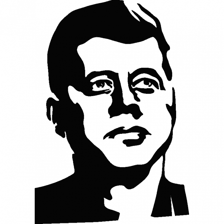 JFK Portret 1 - ambiance-sticker.com