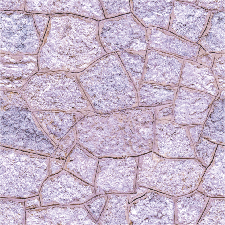 muurstickers materiaal - Muurstickers materiaal roze steen van Polynesien - ambiance-sticker.com